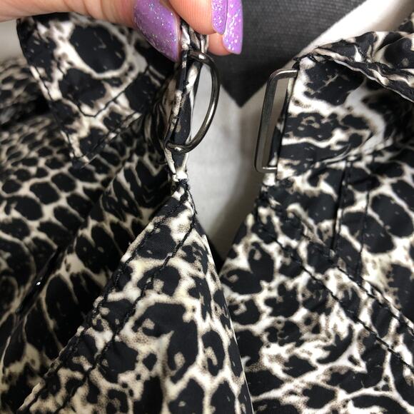 Kenneth Cole Snake Skin Print Trench Coat Jacket Size Medium - Picture 6 of 12